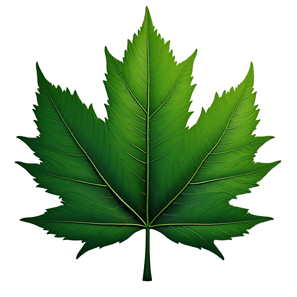 Green Maple Leaf